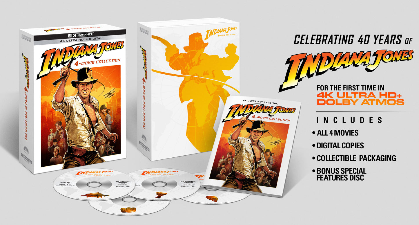 INDIANA JONES 4-MOVIE (UHD)