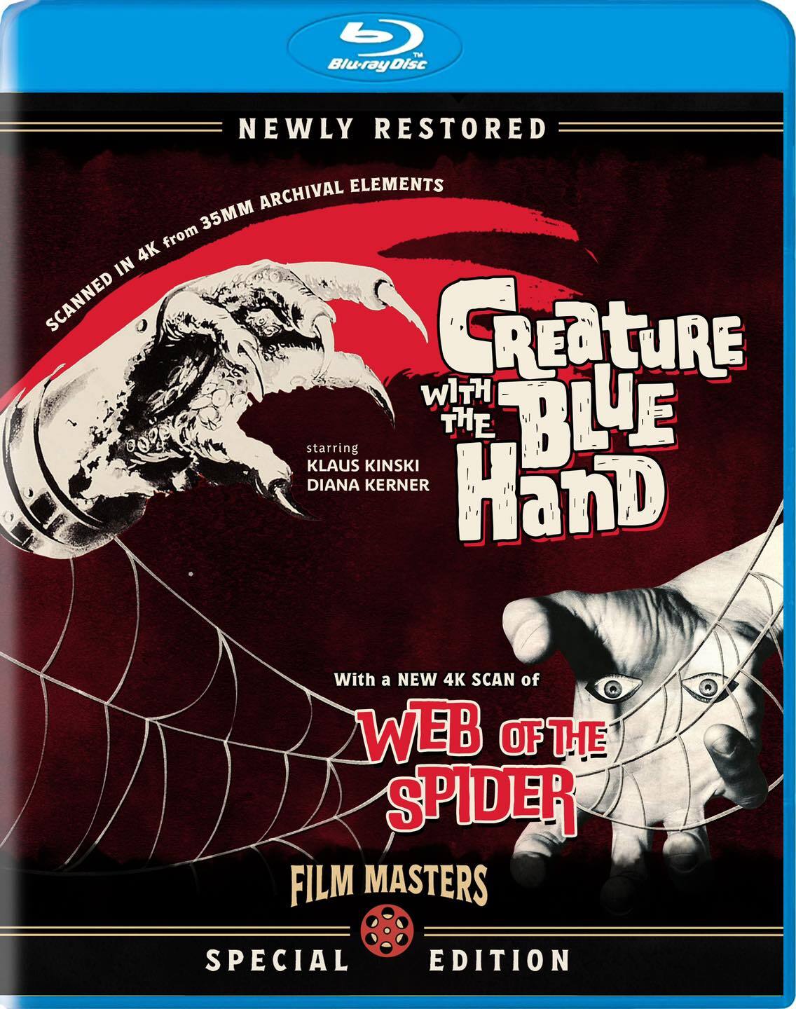 CREATURE WITH THE BLUE HAND (1967) / WEB OF THE SPIDER (1971)