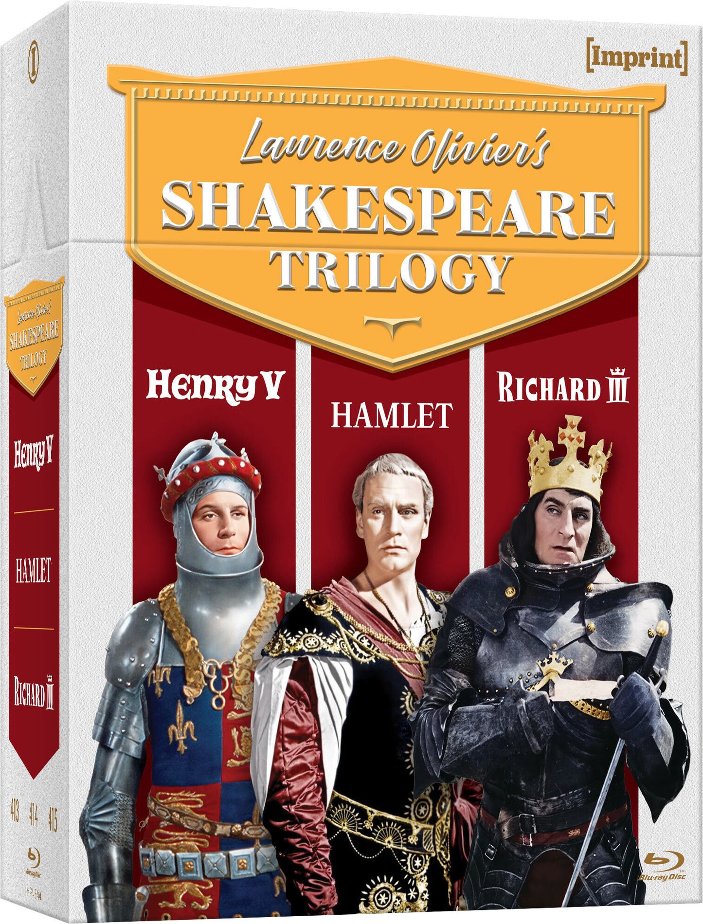 LAURENCE OLIVIER'S SHAKESPEARE TRILOGY (1944-1955)