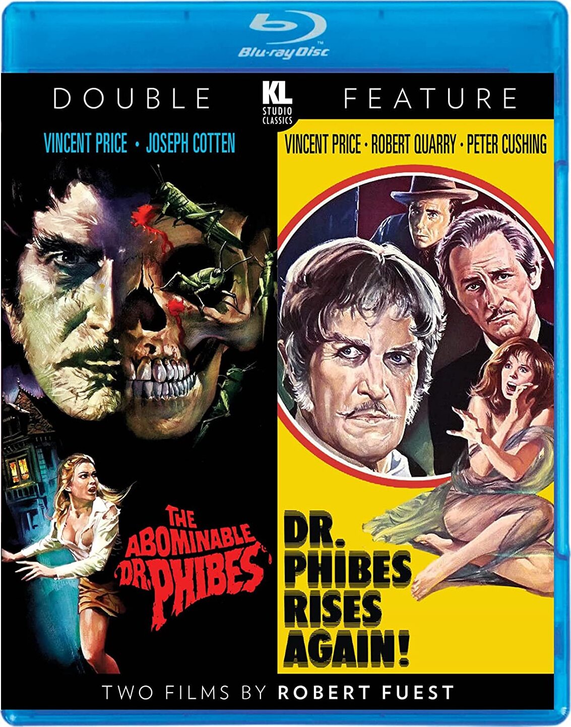 ABOMINABLE DR. PHIBES, THE (1971) / DR. PHIBES RISES AGAIN! (1972)