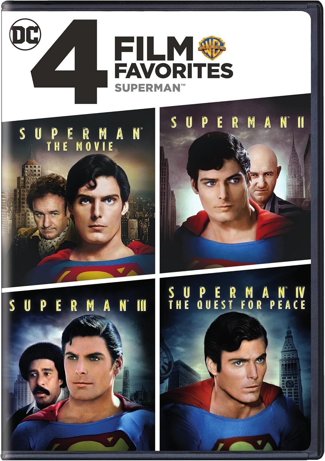 SUPERMAN (4 FILM FAV. REEVE)