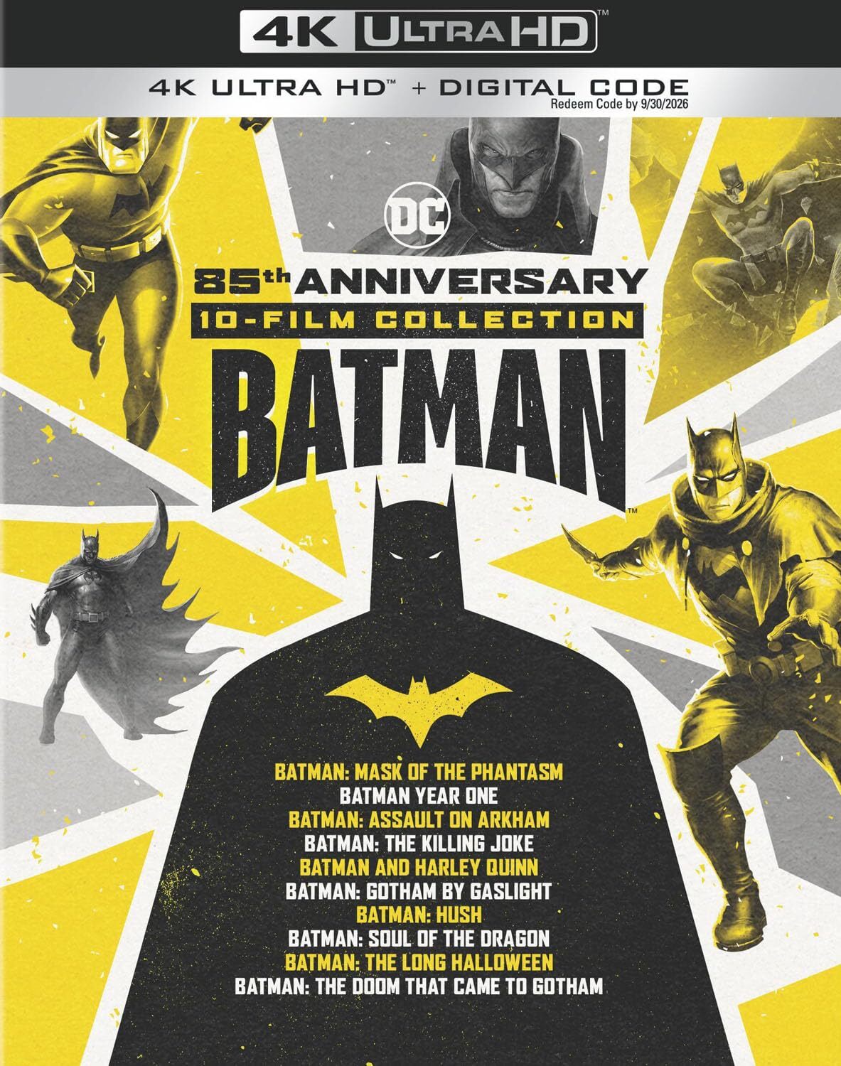 BATMAN: 85TH ANNIVERSARY 10-FILM COLLECTION (1993-2023)