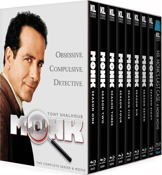 MONK: COMPLETE SERIES + MOVIE (2002-2023)
