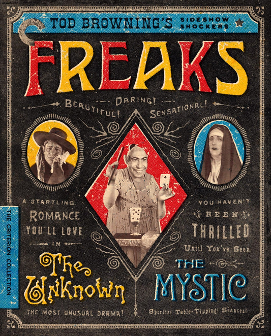 TOD BROWNING'S SIDESHOW SHOCKERS: FREAKS (1932) / THE UNKNOWN (1927) / THE MYSTIC (1925)